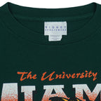 NCAA (Signet) - Miami Hurricanes Garfield Long Sleeve Shirt 1990s Large Vintage Retro