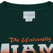 NCAA (Signet) - Miami Hurricanes Garfield Long Sleeve Shirt 1990s Large Vintage Retro
