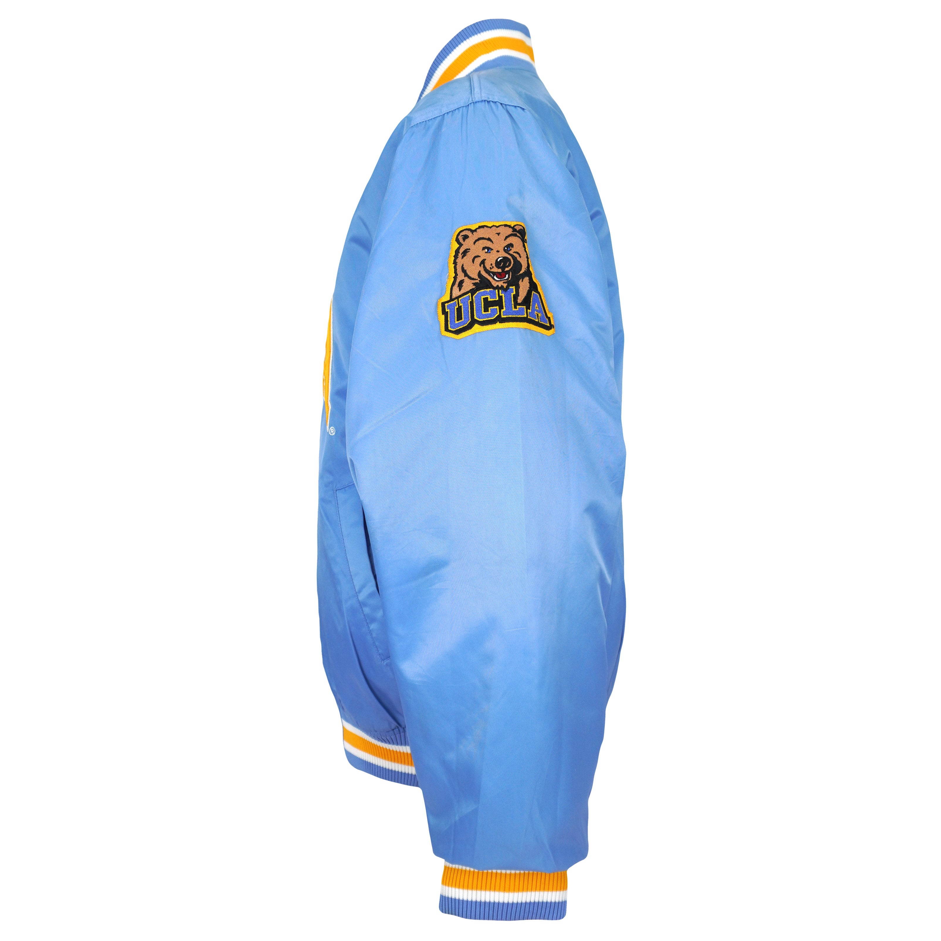UCLA Bruins embroidered bear sleeve patch detail