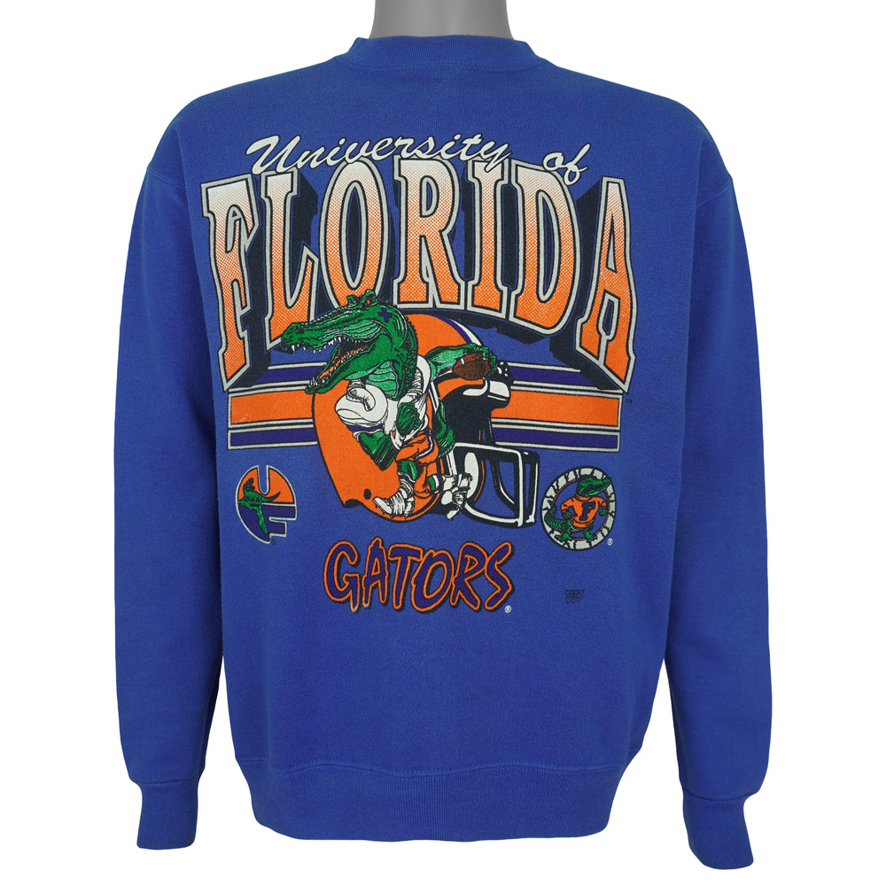 NCAA (Tultex) - University of Florida Gators Crew Neck Sweatshirt 1990s Medium Vintage Retro