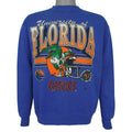 NCAA (Tultex) - University of Florida Gators Crew Neck Sweatshirt 1990s Medium Vintage Retro