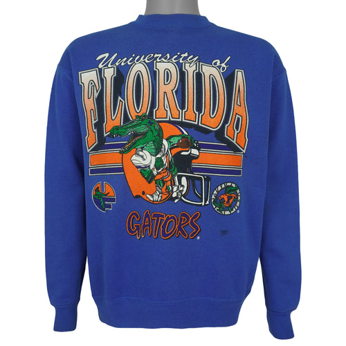 NCAA (Tultex) - University of Florida Gators Crew Neck Sweatshirt 1990s Medium Vintage Retro