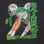 Hawaii Rainbow Warriors No. 1 football graphic detail