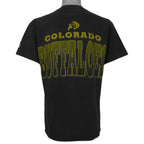 Starter Colorado Buffaloes black single-stitch T-shirt back view
