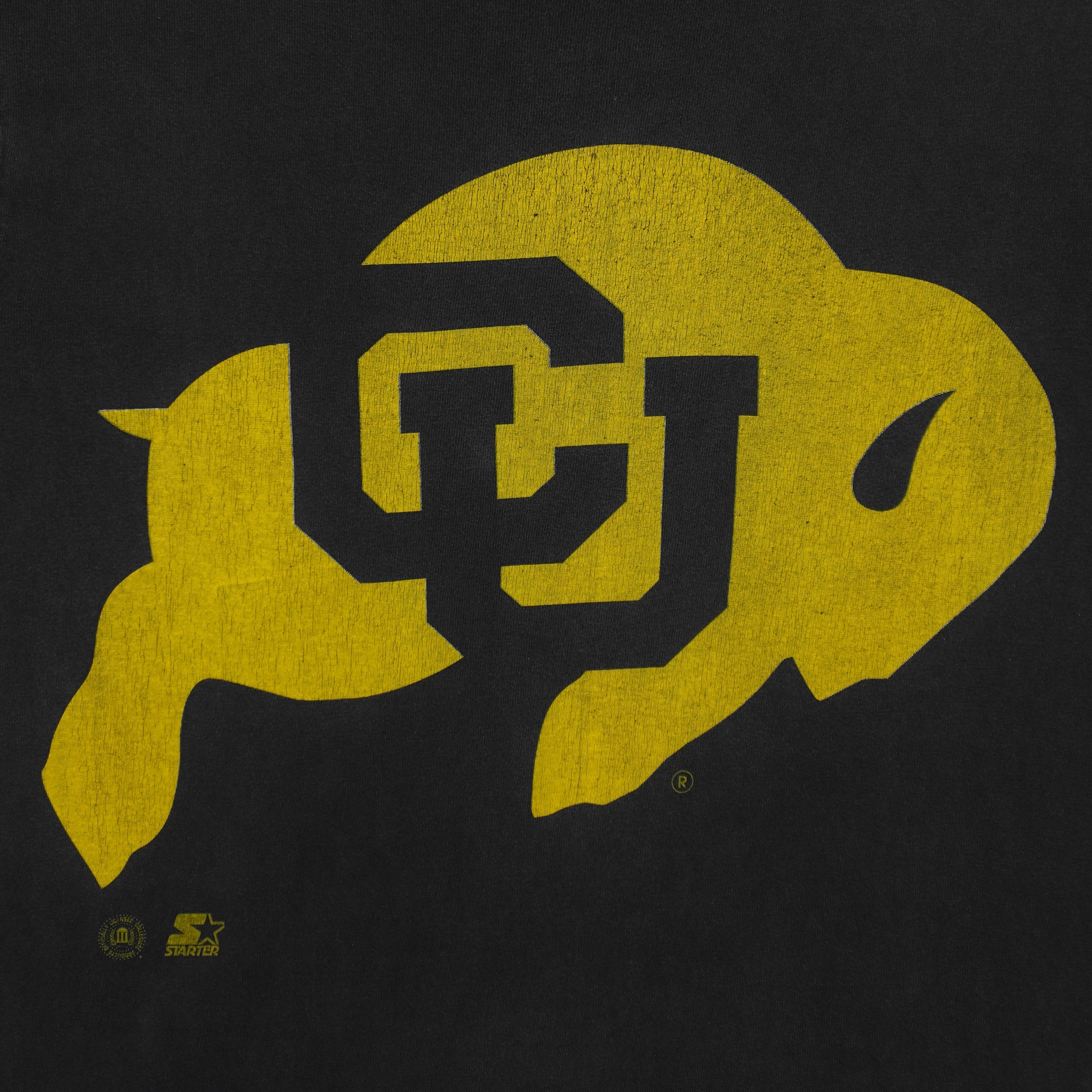 Colorado Buffaloes CU buffalo front graphic detail