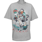 Vintage IHL (Lee) - Detroit Vipers Spell-Out T-Shirt 1990s XX-Large in gray
