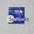 Back Seahawks logo and 1995 NFLP copyright detail