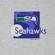 Back Seahawks logo and 1995 NFLP copyright detail