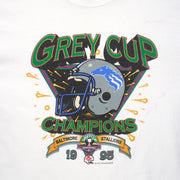 Vintage CFL (Delta) - Baltimore Stallions Grey Cup Champions T-Shirt 1995 X-Large in white and gray