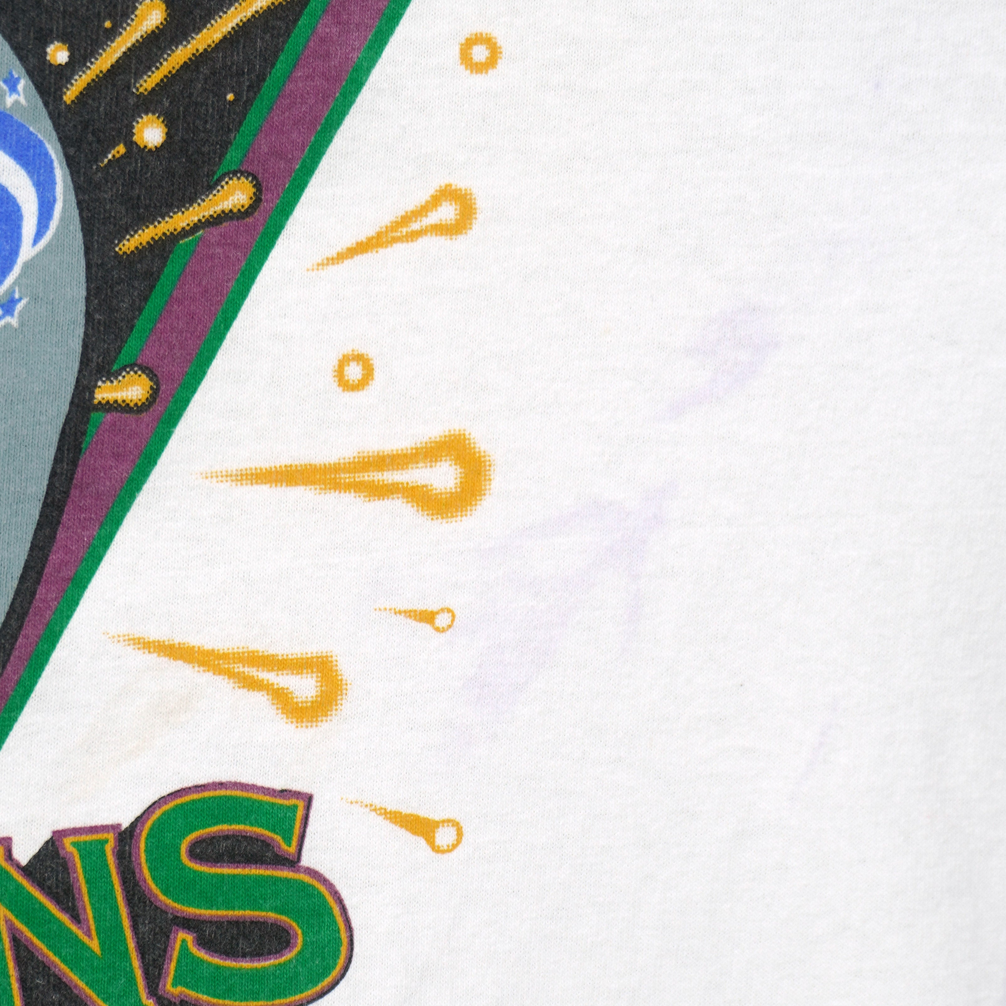 Vintage CFL (Delta) - Baltimore Stallions Grey Cup Champions T-Shirt 1995 X-Large in white and gray