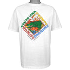 Vintage (Hanes) - Louisiana Swamps Wildlife Paradise Alligator T-Shirt 1990s X-Large Vintage Retro