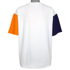 Vintage NHL (True-Fan) - New York Islanders Colorblock T-Shirt 1990s X-Large in white and navy and orange