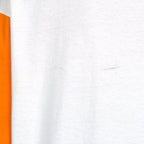 Vintage NHL (True-Fan) - New York Islanders Colorblock T-Shirt 1990s X-Large in white and navy and orange