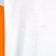 Vintage NHL (True-Fan) - New York Islanders Colorblock T-Shirt 1990s X-Large in white and navy and orange