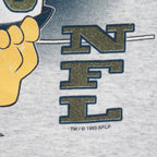 NFL (Delta) - Jacksonville Jaguars x Fred Flintstone T-Shirt 1993 Large Vintage Retro Football