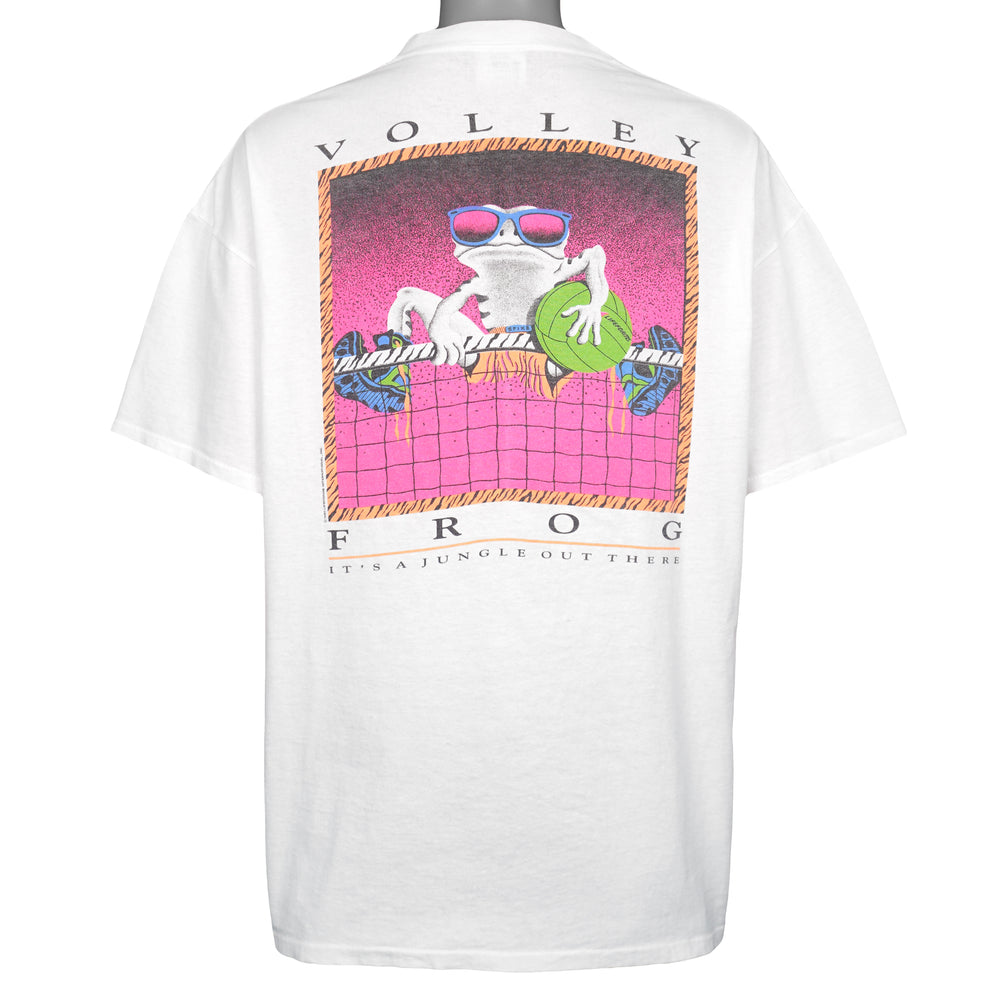 Vintage - Lifeforms Volley Frog Single Stitch T-Shirt 1991 XX-Large Vintage Retro