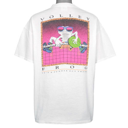 Vintage - Lifeforms Volley Frog Single Stitch T-Shirt 1991 XX-Large Vintage Retro