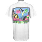 Vintage (Hanes) - Molokini Maui Hawaii T-Shirt 1990s Large Vintage Retro