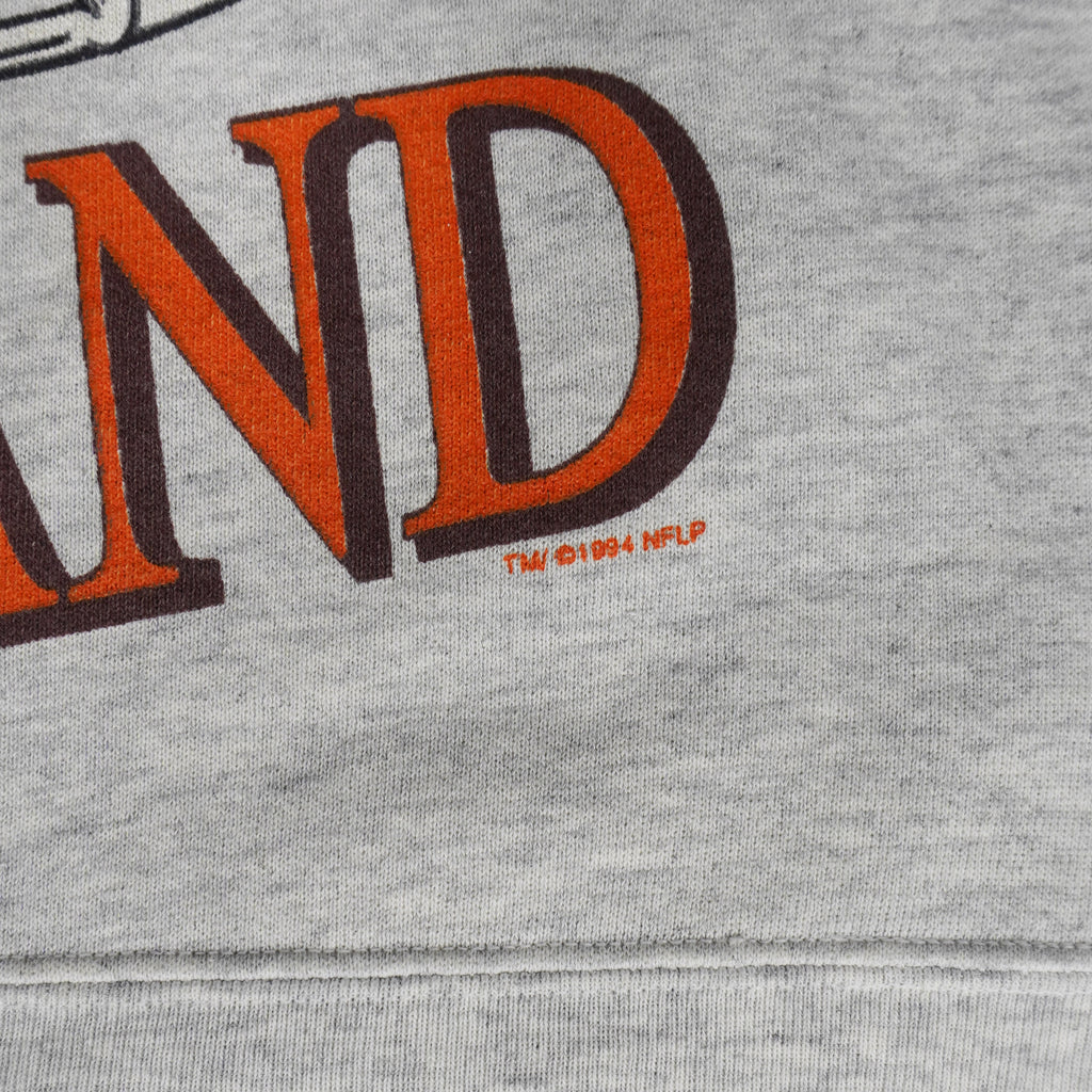 NFL - Cleveland Browns Big Helmet Crew Neck Sweatshirt 1994 X-Large Vintage Retro Football
