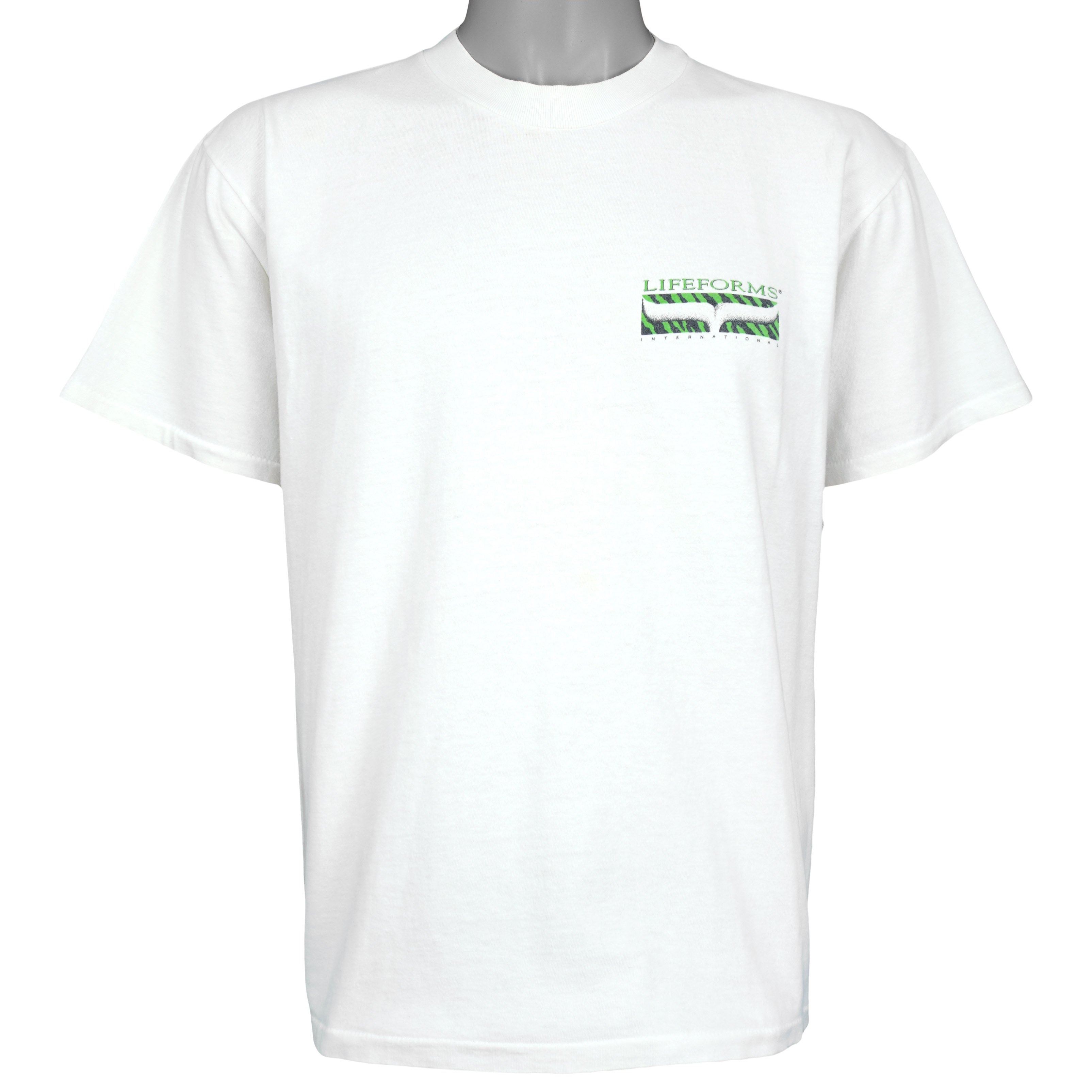 Vintage (Oneita) - Lifeforms Shred Surf Team Gecko T-Shirt 1992 Large Vintage Retro