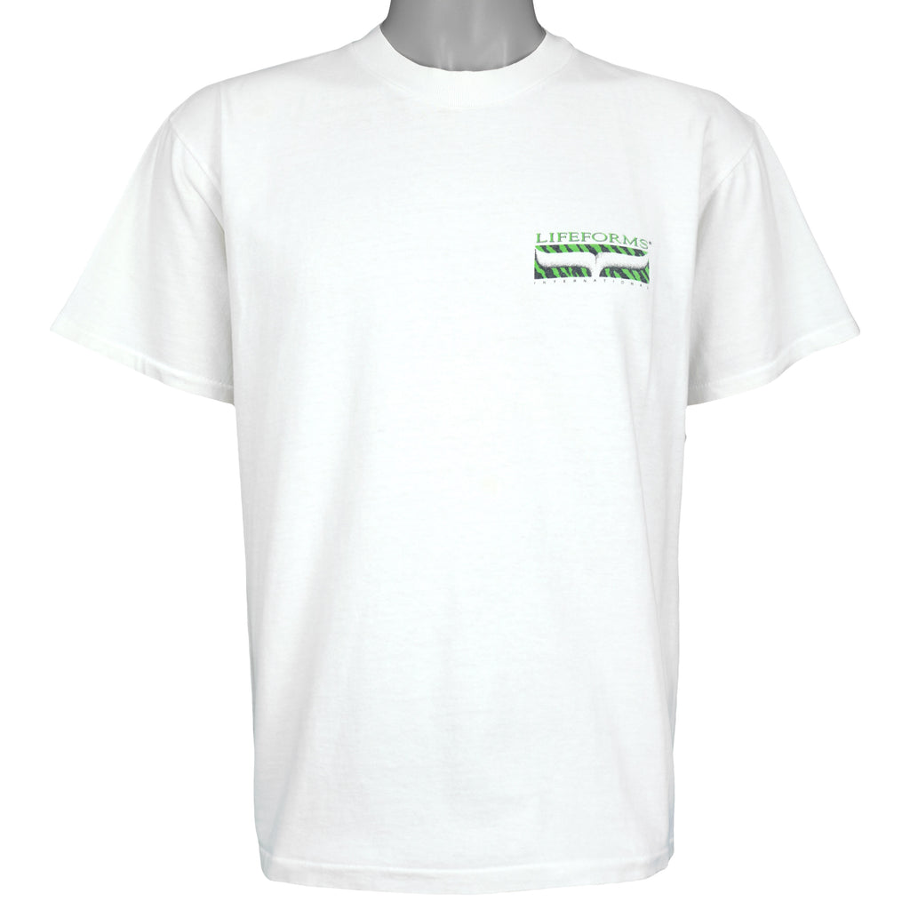 Vintage (Oneita) - Lifeforms Shred Surf Team Gecko T-Shirt 1992 Large Vintage Retro