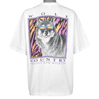 Vintage - Lifeforms Wolf Country T-Shirt 1991 XXX-Large Vintage Retro