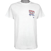 NCAA - Georgia Bulldogs Put the Tigers in a Tail Spin T-Shirt 1999 Medium Vintage Retro