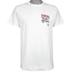 NCAA - Georgia Bulldogs Put the Tigers in a Tail Spin T-Shirt 1999 Medium Vintage Retro