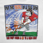 NCAA - Georgia Bulldogs Put the Tigers in a Tail Spin T-Shirt 1999 Medium Vintage Retro