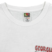 NCAA - Georgia Bulldogs Put the Tigers in a Tail Spin T-Shirt 1999 Medium Vintage Retro