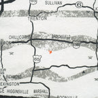 Vintage (Fruit Of The Loom) - Missouri Map All Over Print T-Shirt 1990s X-Large Vintage Retro