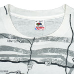 Vintage (Fruit Of The Loom) - Missouri Map All Over Print T-Shirt 1990s X-Large Vintage Retro