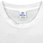 Vintage Asics - Abstract Pattern T-Shirt 1990s X-Large in white