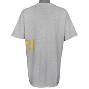 University of Missouri Tigers gray wraparound graphic T-shirt back view