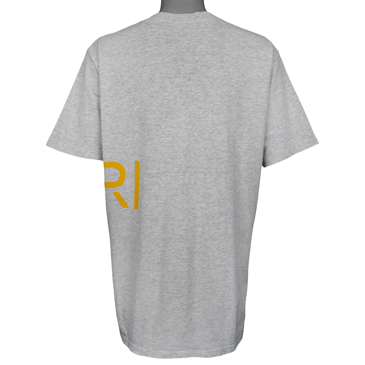 University of Missouri Tigers gray wraparound graphic T-shirt back view