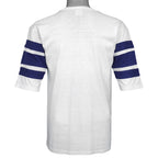 Vintage NFL (Logo 7) - New York Giants Spell-Out Fan Jersey 1990s Medium in white and blue