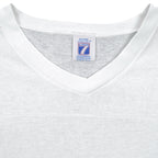 Vintage NFL (Logo 7) - New York Giants Spell-Out Fan Jersey 1990s Medium in white and blue