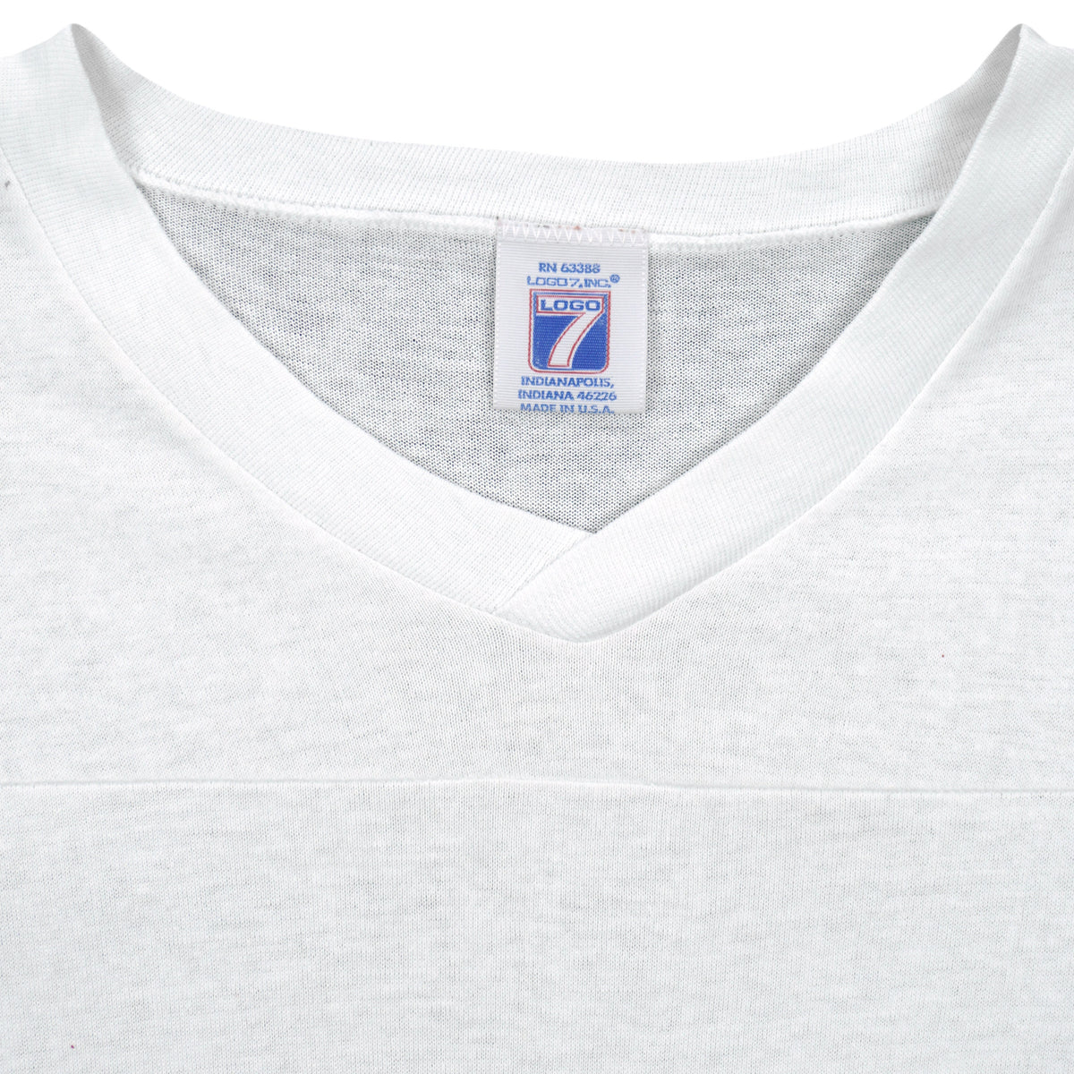 Vintage NFL (Logo 7) - New York Giants Spell-Out Fan Jersey 1990s Medium in white and blue