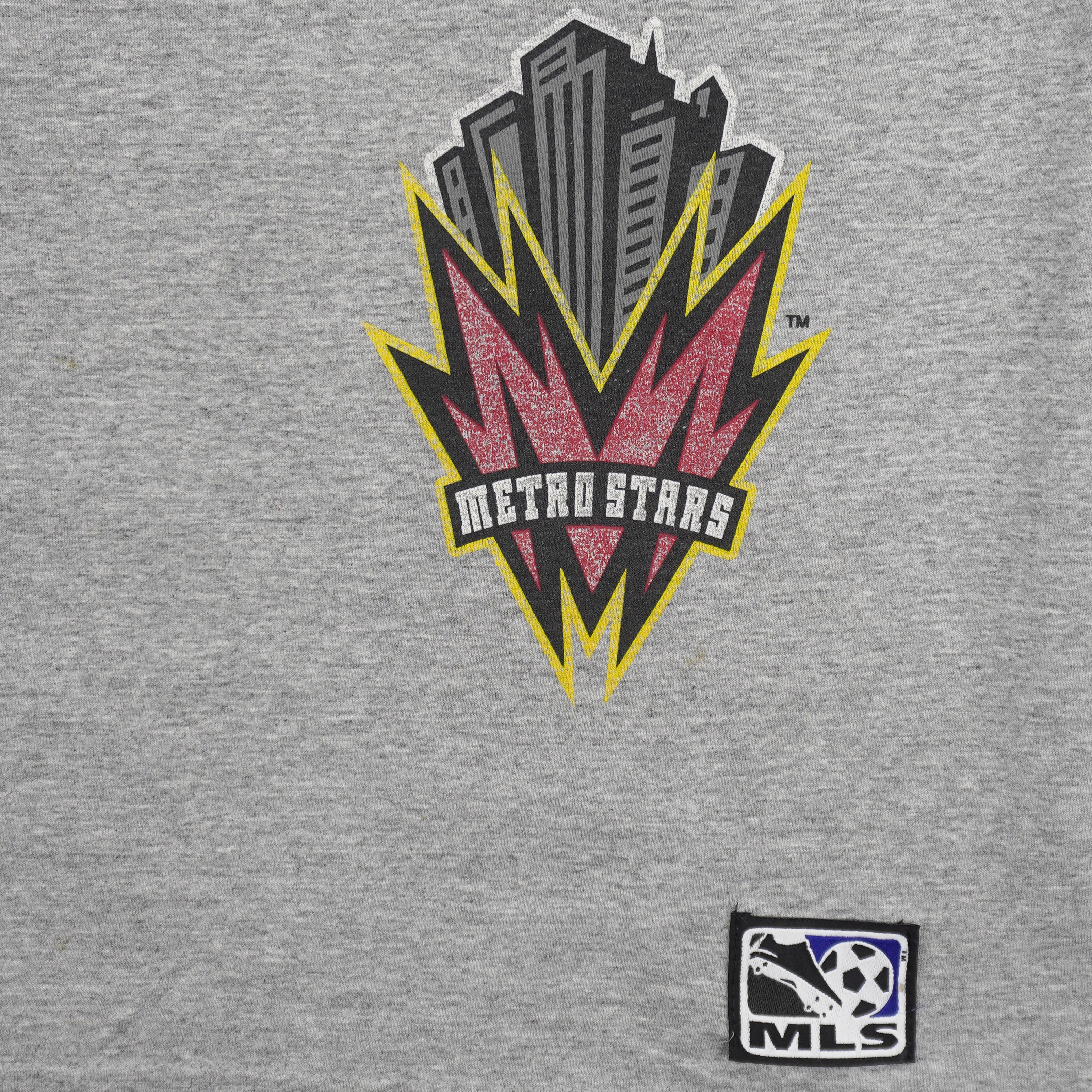 Nike - MetroStars MLS Ringer T-Shirt 1990s X-Large Vintage Retro