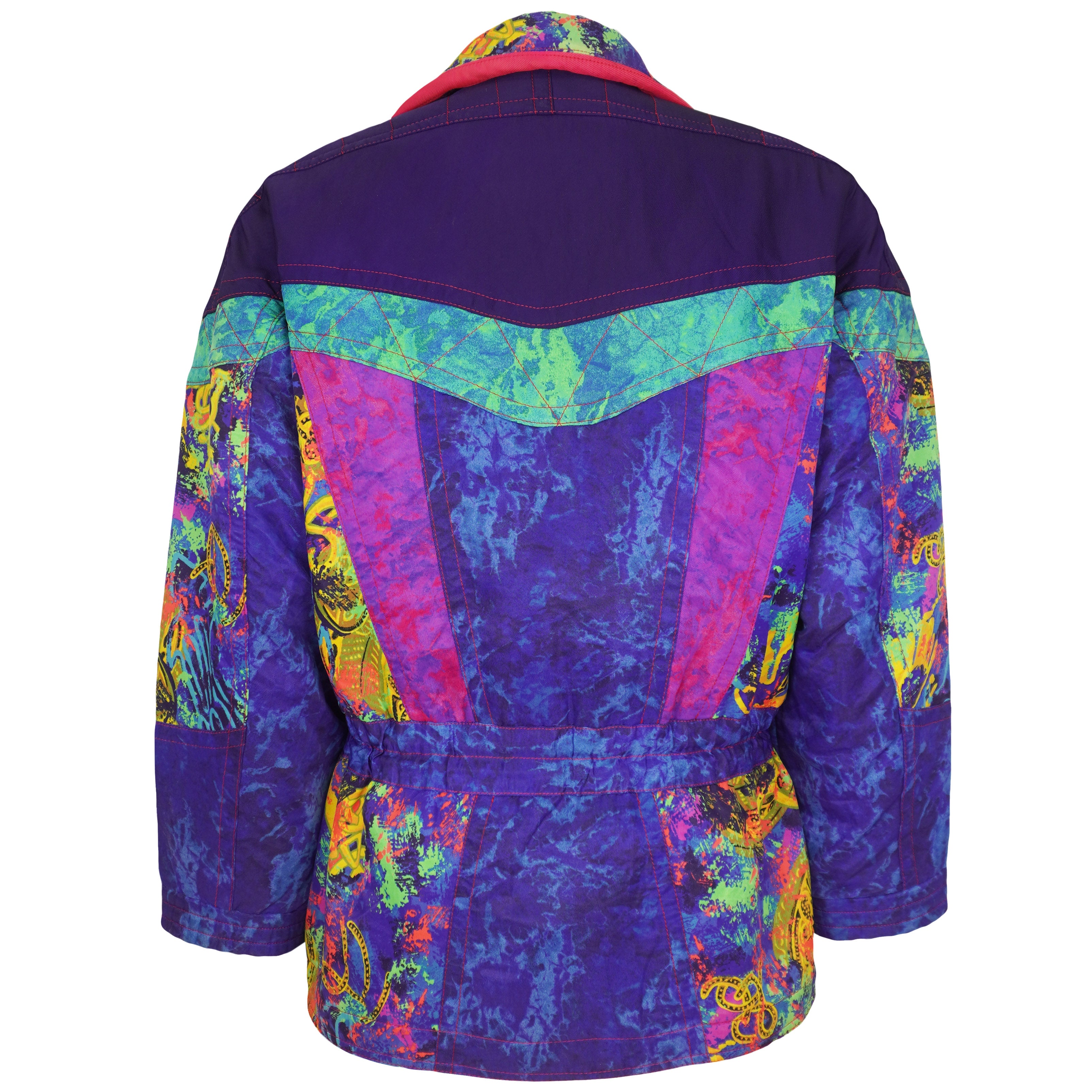 Ellesse - Primitive Force Italy Neon Ski Jacket 1990s Medium Vintage Retro