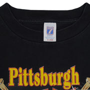 Vintage MLB (Logo 7) - Pittsburgh Pirates Baseball T-Shirt 1997 X-Large in black