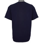 Navy 1990s Nutmeg Minnesota Twins state-map graphic T-shirt