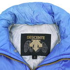 Vintage Descente - Purple Pattern Zip & Button-Up Hooded Ski Jacket 1990s X-Large