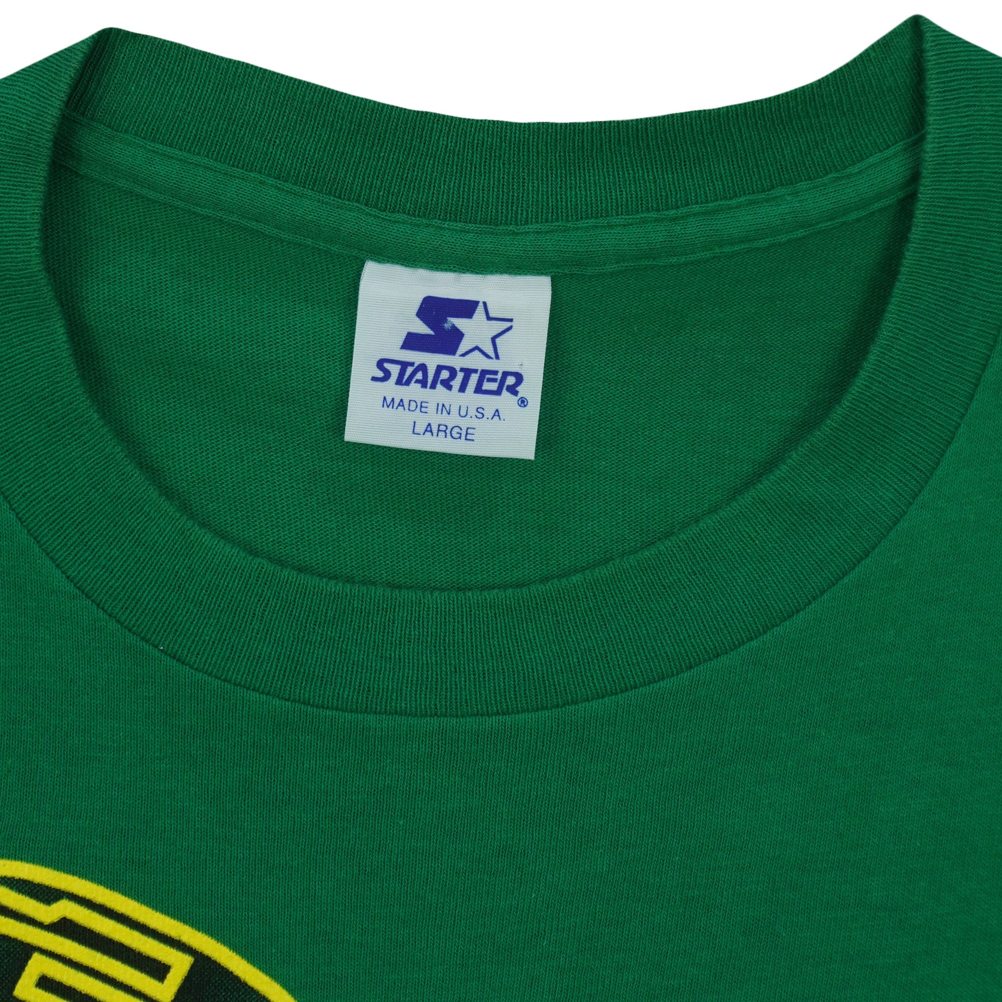 Vintage Starter (NBA) - Seattle SuperSonics Single Stitch T-Shirt 1990s Large in green