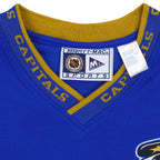 Vintage NHL (Mighty-Mac) - Washington Capitals Hockey Jersey 1990s Large in white and blue and gold