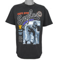 Vintage (Hanes) - Monte Irvin Newark Eagles Negro Leagues T-Shirt 1993 Large in black