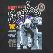 Vintage (Hanes) - Monte Irvin Newark Eagles Negro Leagues T-Shirt 1993 Large in black