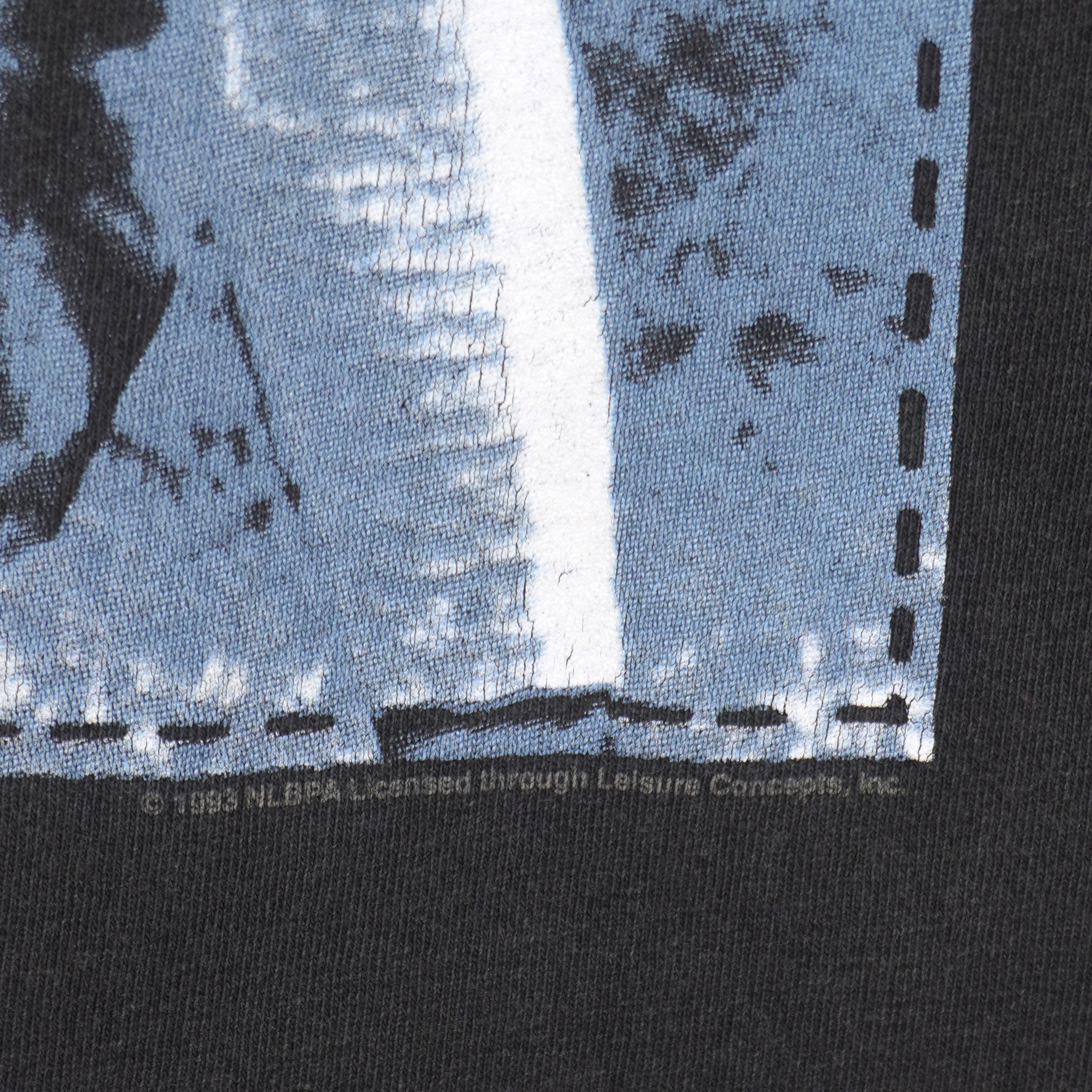Vintage (Hanes) - Monte Irvin Newark Eagles Negro Leagues T-Shirt 1993 Large in black