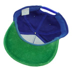 NFL (Starline) - Seattle Seahawks Corduroy Snapback Hat 1990s OSFA Vintage Retro Football