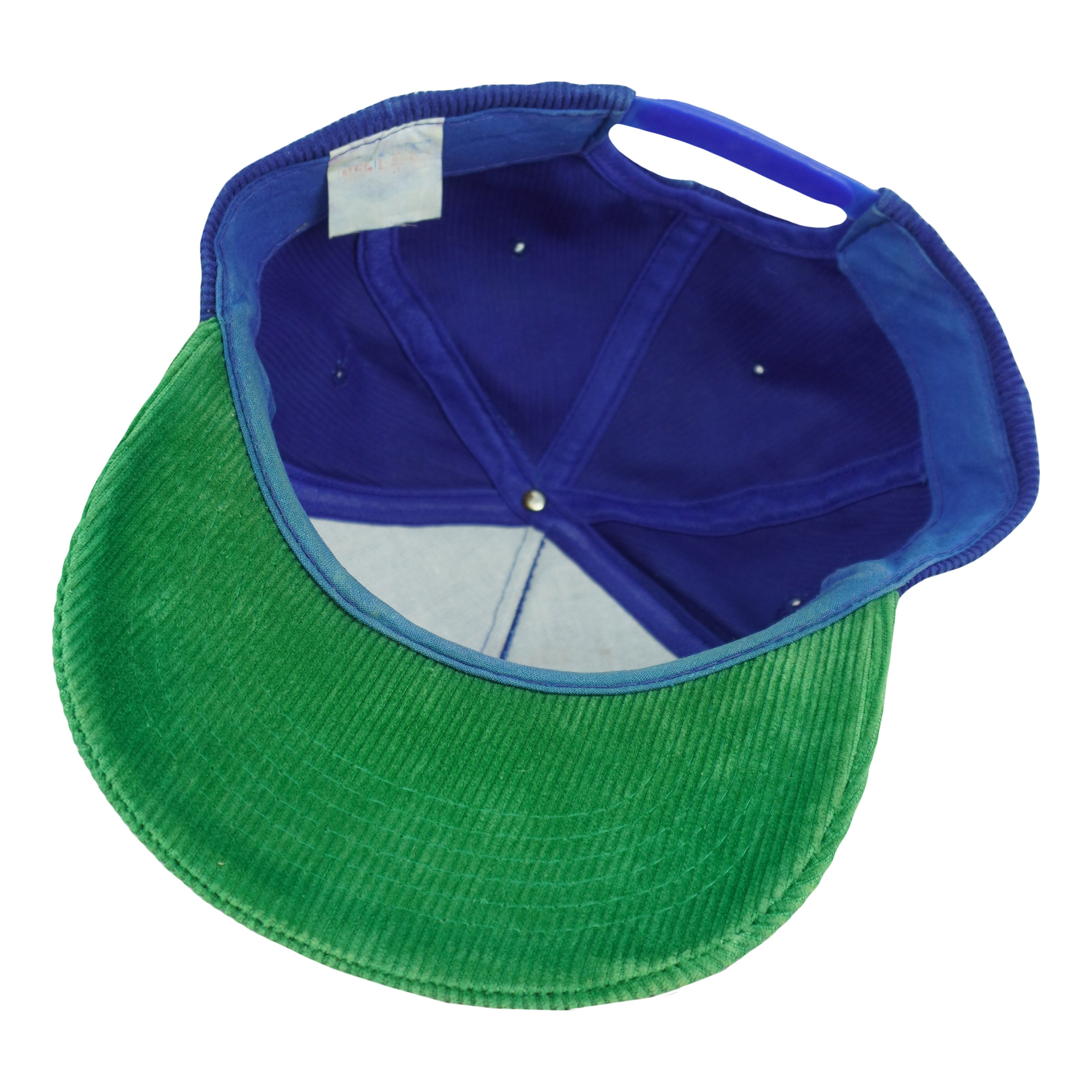 NFL (Starline) - Seattle Seahawks Corduroy Snapback Hat 1990s OSFA Vintage Retro Football